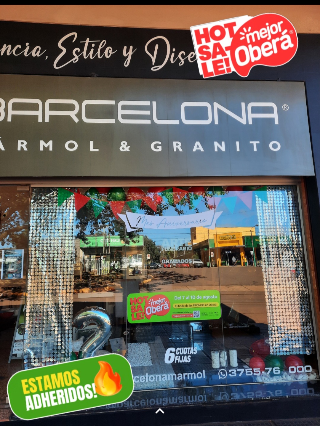 Portada del comercio
