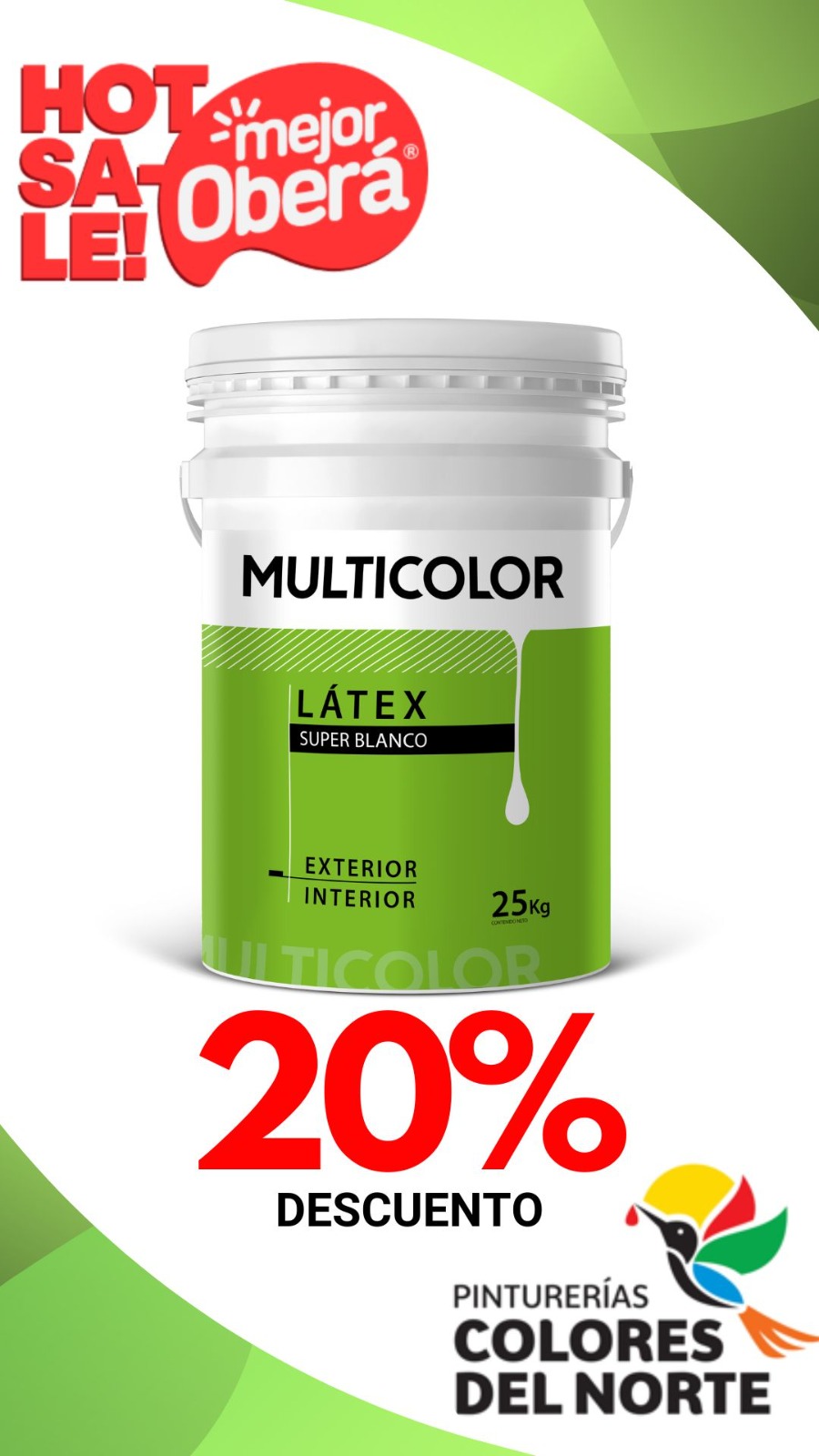 LATEX BLANCO ext-int x 25kg OFERTA