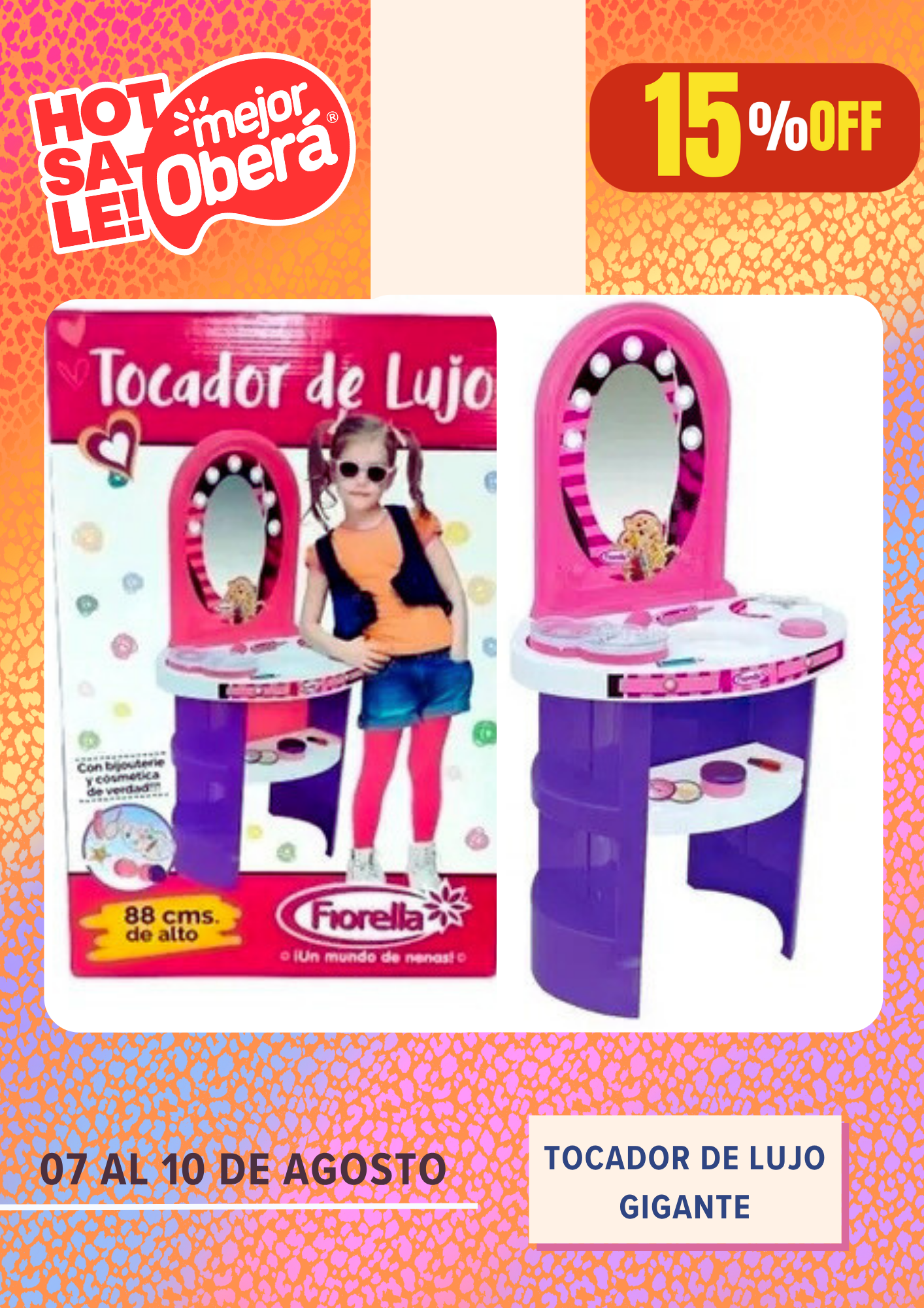 Set de Belleza Tocador de Lujo. Grande