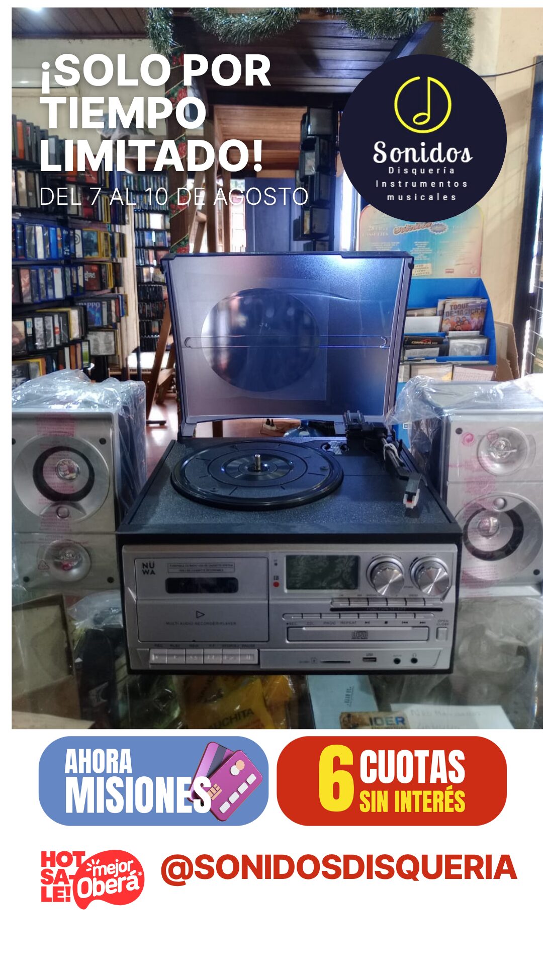 Reproductor de vinilos
