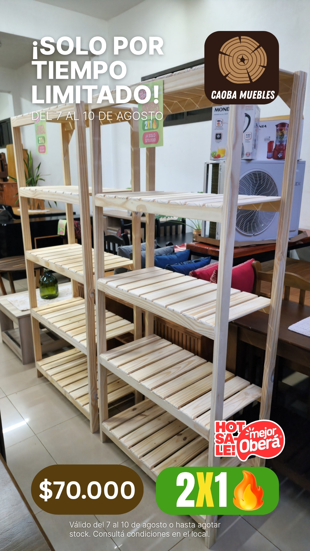 ¡2x1 en estantes organizadores!