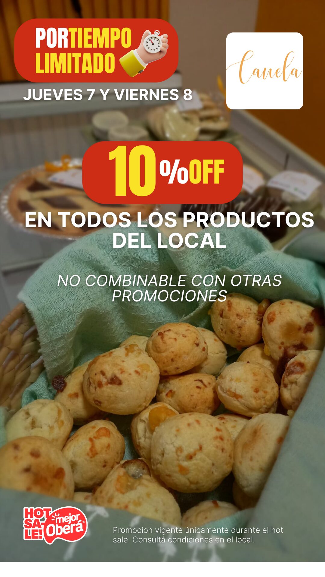 10% de descuento en todos los productos
