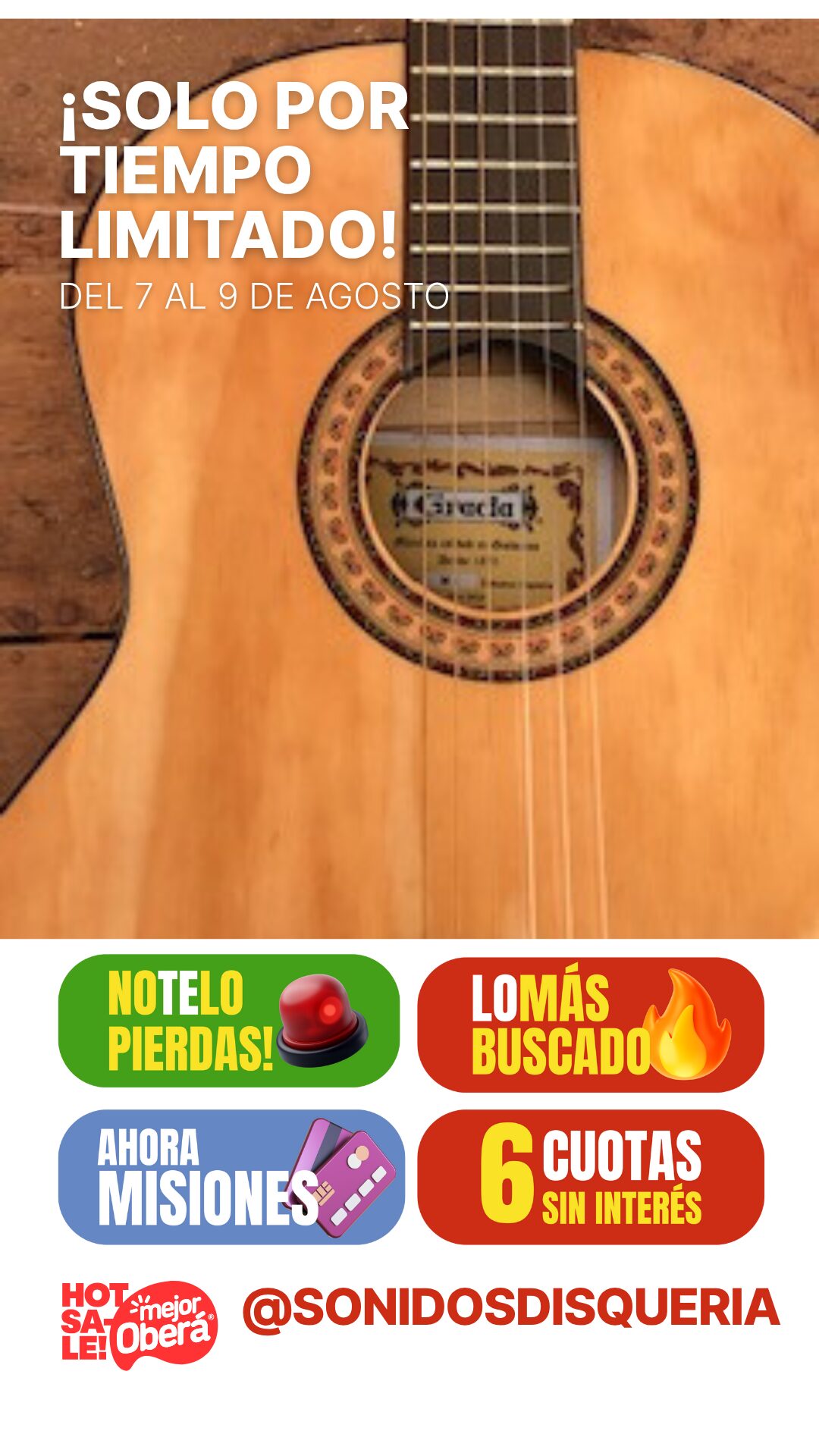 6 cuotas sin interés