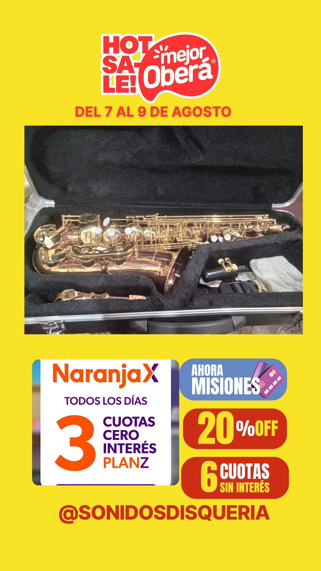 Saxo con 20% de descuento