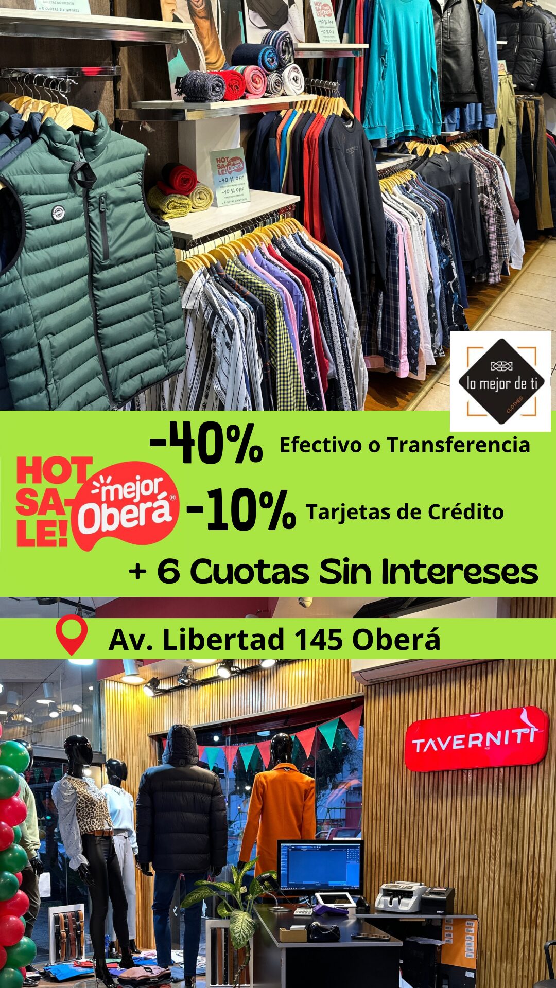Portada del comercio