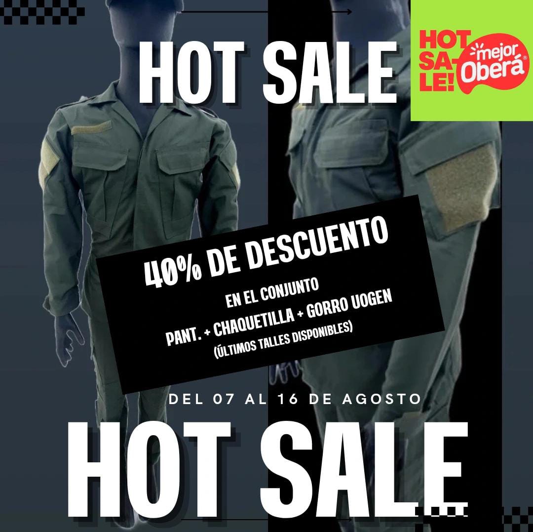 40% De Descuento en Conjunto Gendarmeria