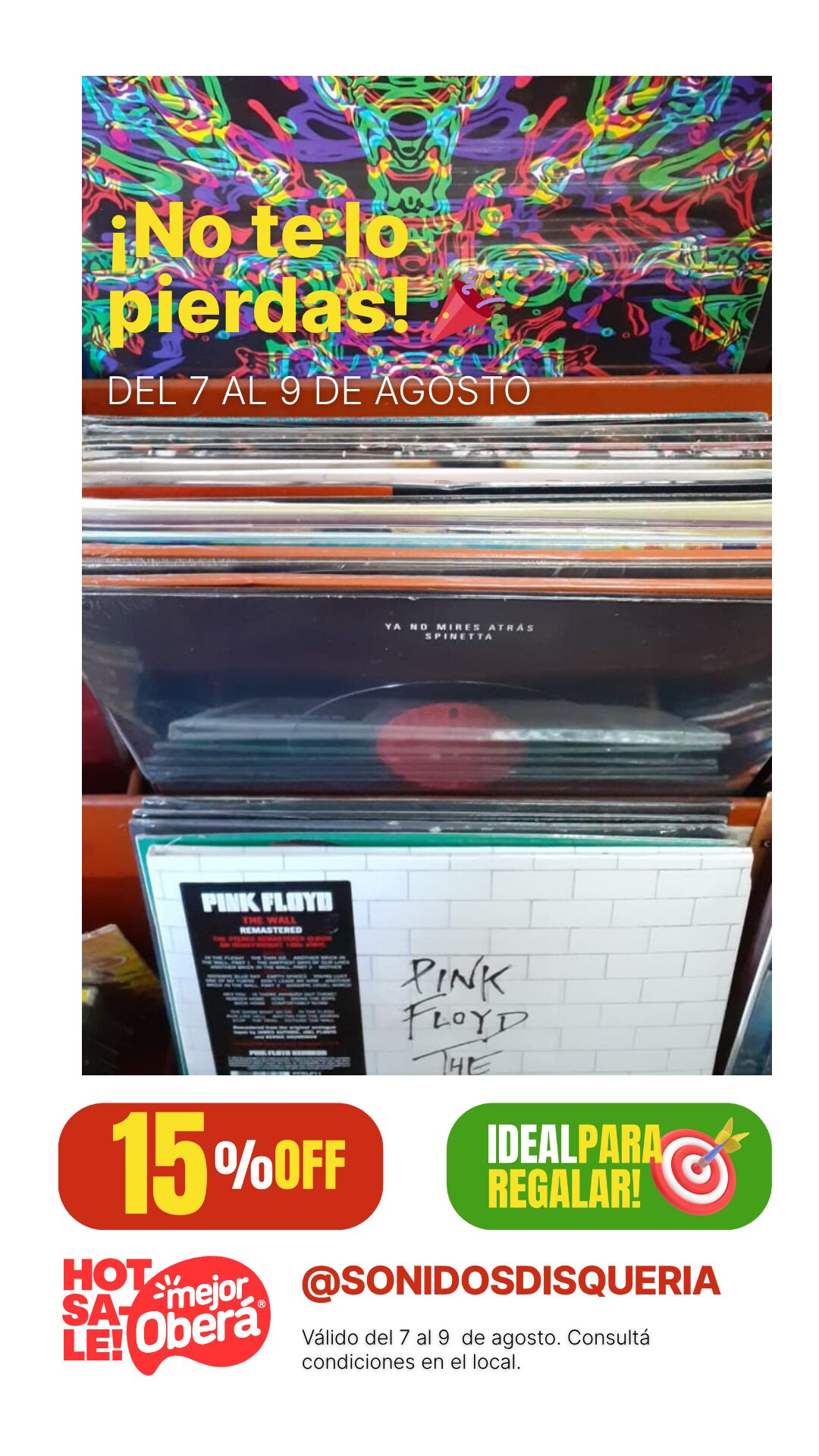 15% off en LP