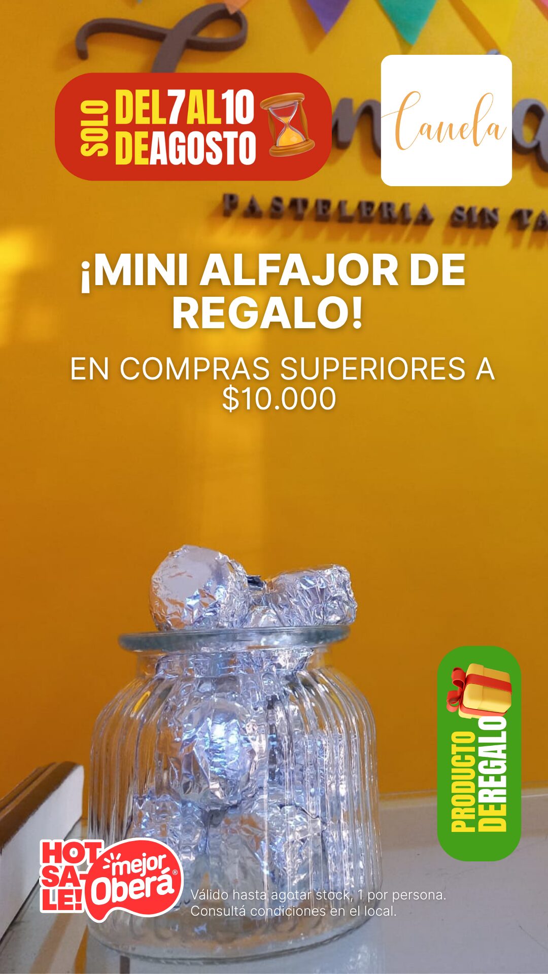 Mini alfajor de REGALO!