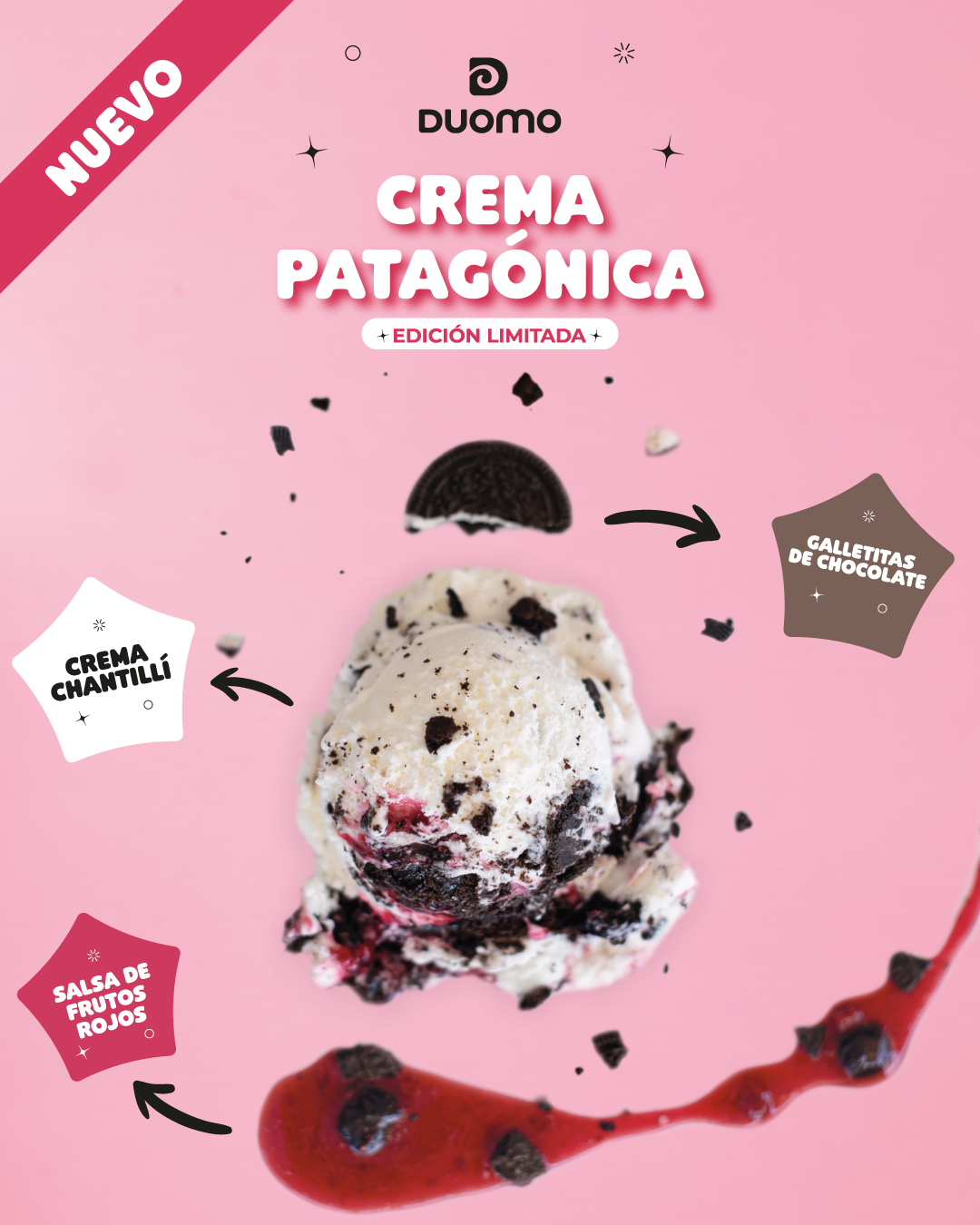 ¡NUEVO SABOR! Crema Patagónica