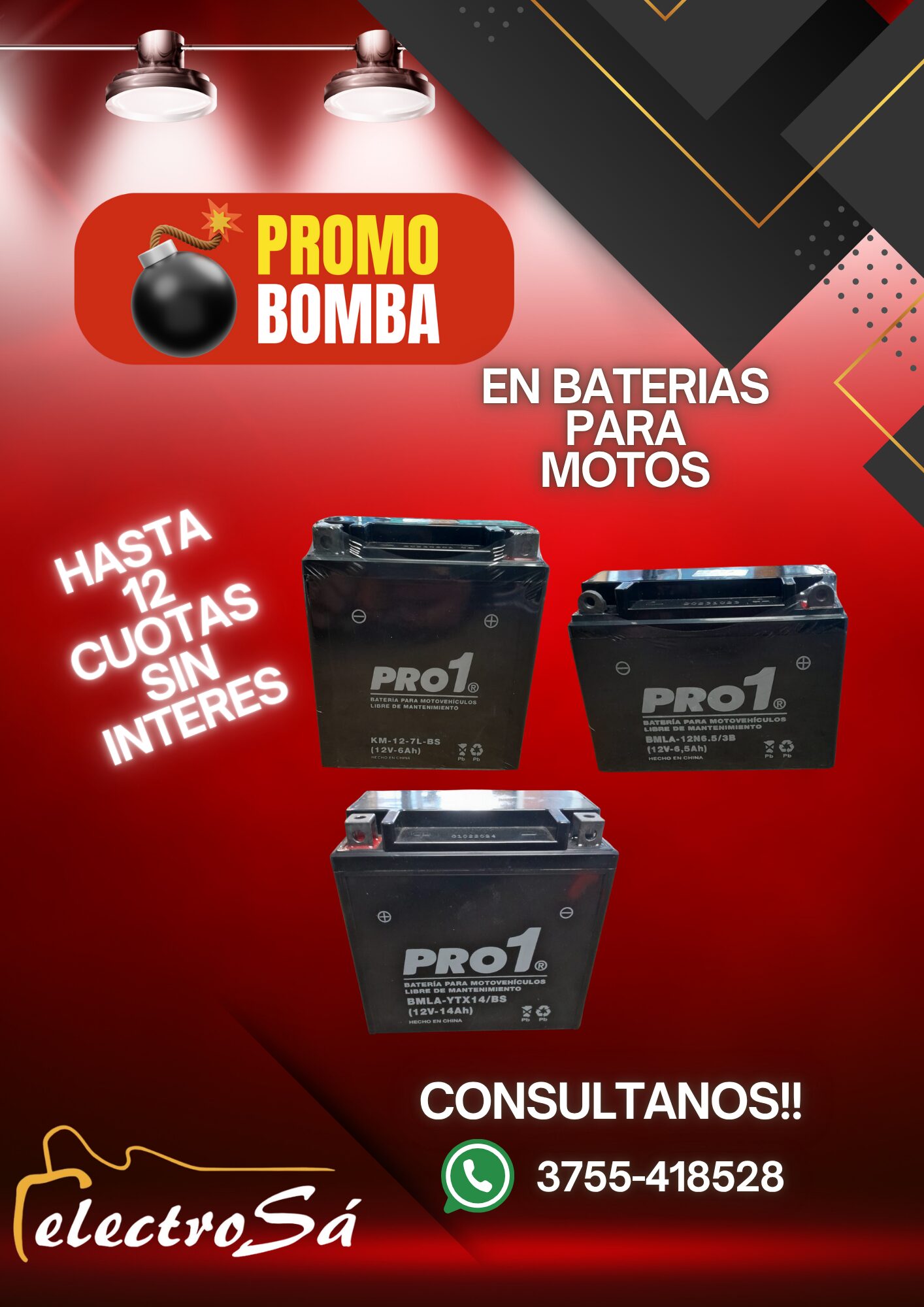 12 CUOTAS SIN INTERES