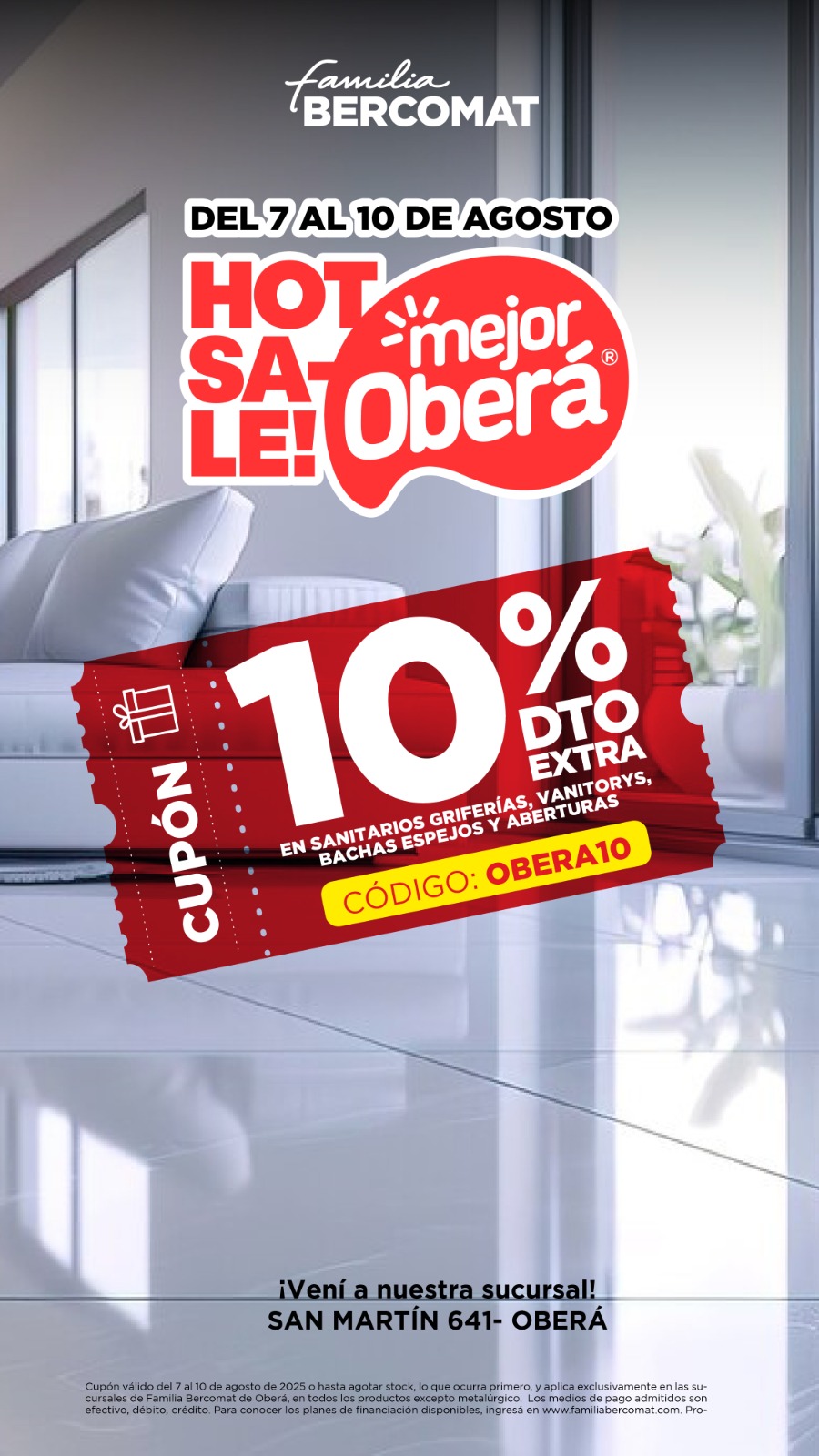 10% de descuento con Cupón