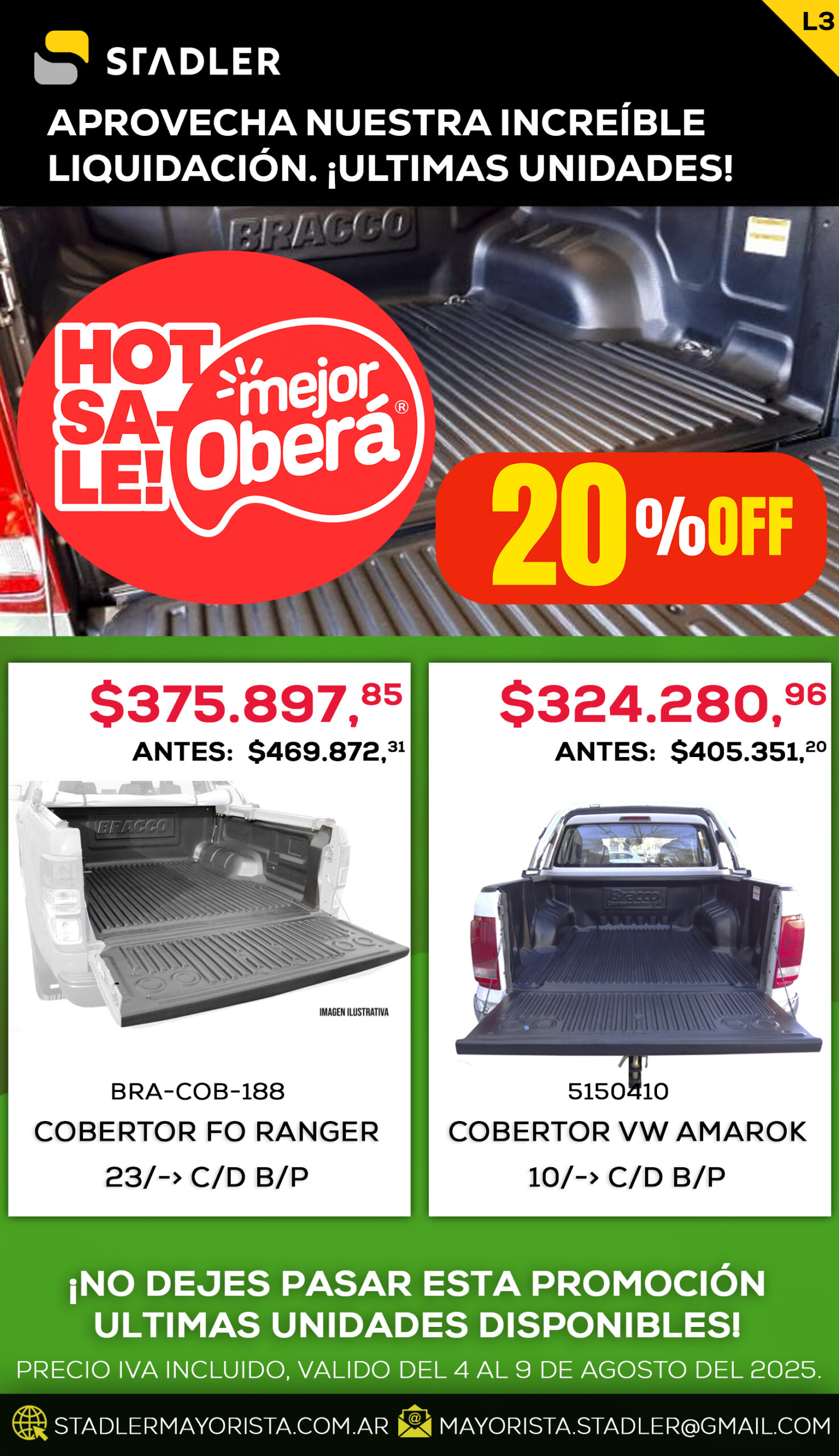 20% OFF COBERTORES BRACCO